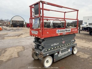2016 Skyjack SJIII 3226 26' Electric Scissor Lift Man Aerial Platform bidadoo
