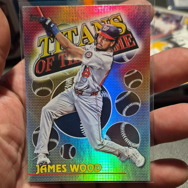 Topps 2026 Series 1 Baseball James Wood Titans of the Game Nationals #TOG-15