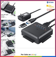 Hard Drive Reader SATA IDE USB 3.0 Adapter for 2.5 3.5 HDD SSD One Touch Clone