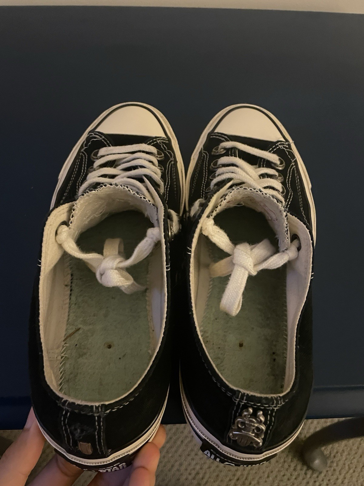 Chrome Hearts Converse Chuck Taylor Silver Dagger Mens size 7.5 thumbnail 19