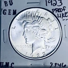 1923 P BU GEM PEACE SILVER DOLLAR UNC MS+++ U.S. MINT RARE COIN 9946