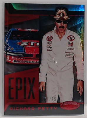 2016 CERTIFIED EPIX RICHARD PETTY #E18 RED /75 NASCAR  MSM