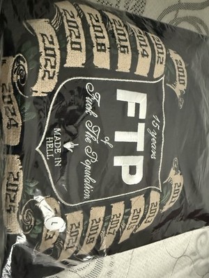 FTP 15 Year Anniversary Pullover Hoodie Black Size L BRAND NEW ORDER CONFIRMED