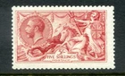 1915 GREAT BRITAIN GEORGE 5th DE LA RUE 5/- SEAHORSE FINE MINT FREEPOST UK