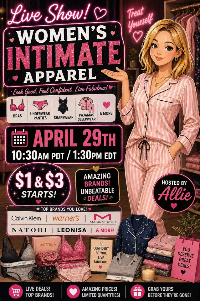 Women's Brand Name Intimates, Bras, Sleepwear & More - All NWT