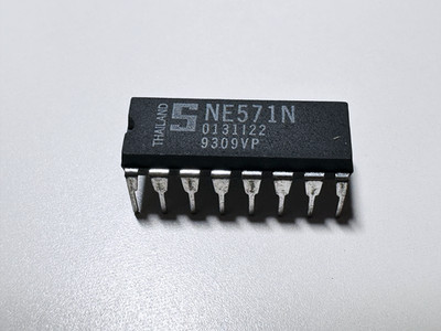 NE571N Signetics Audio Compandor Compressor Expander 110dB Dynamic Range DIP-16