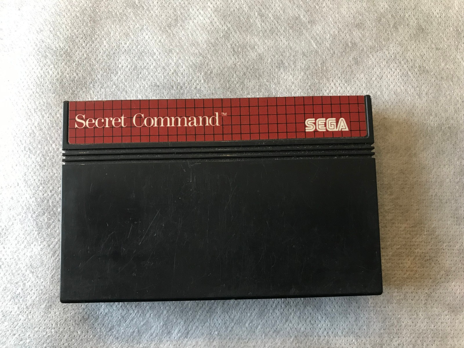 JEU SEGA MASTER SYSTEM SECRET COMMAND CARTOUCHE SEUL TESTE