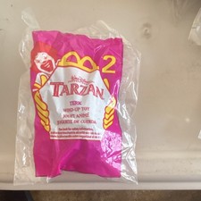 McDonald's Disney Tarzan Terk Wind-Up Happy Meal Toy 2 Sealed Vintage 1999