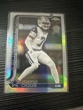 NEW - 2025 Topps Chrome Football Trevon Diggs Refractor #83 - Cowboys