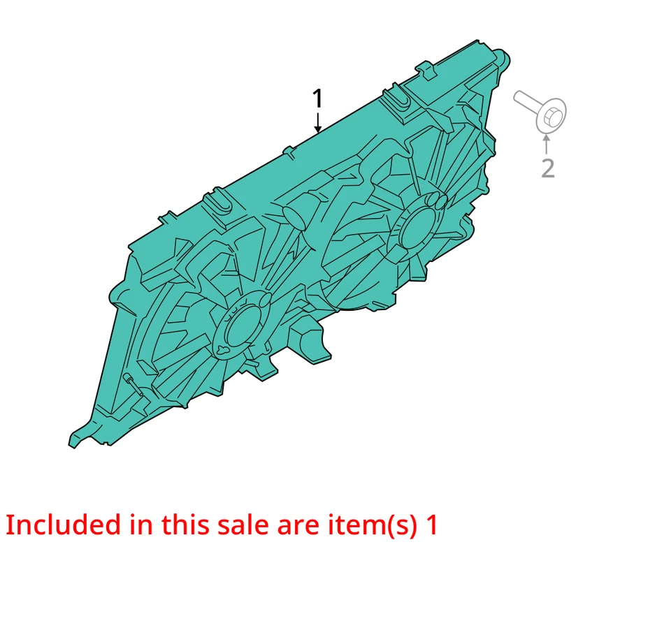 2018-2021 LINCOLN NAVIGATOR 3.5L RADIATOR CONDENSER COOLING PACK Foto 3 de 4