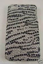 for Iphone 4 4g phone case bling Black and silver