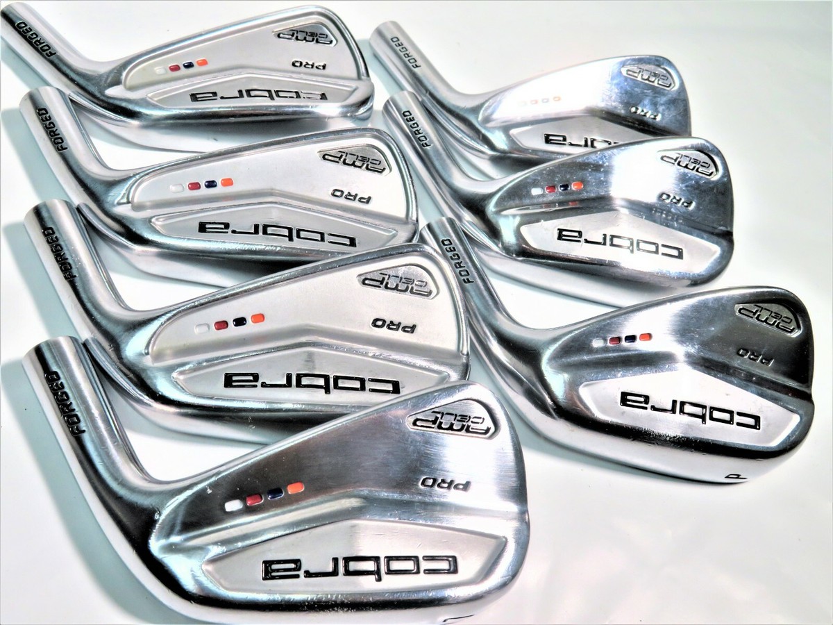 Cobra AMP Cell Pro 7Pcs Head Only IRON SET PARTS Rickie Fowler NWO