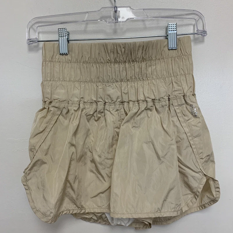 free-people-movement light khaki shorts
