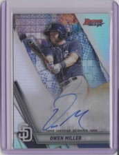 2019 Bowman's Best Best of '19 Autographs Refractors #B19OM Owen Miller