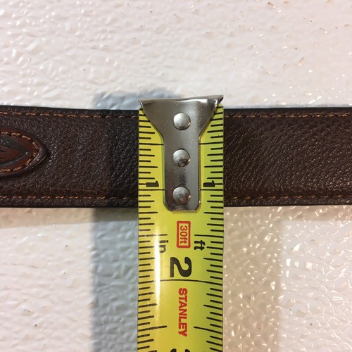 Size 20 Youth Nocona Western Leather Belt ~ N4428602 ~ Brown ~ Longhorn Buckle! - Picture 8 of 8