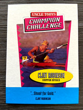 UNCLE TOBYS 'CHAMPION CHALLENGE POP-UP' TRADING CARD - CLINT ROBINSON
