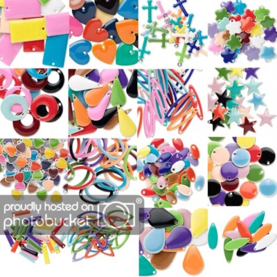 40 Double Sided Mixed Bright Color Enamel Silver Plated Assorted Jewelry Charms
