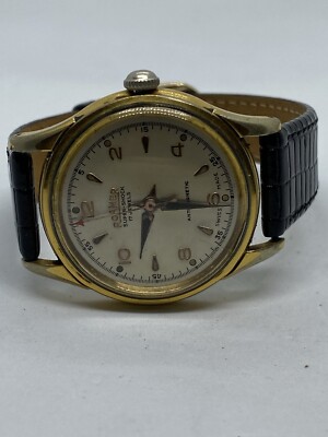 Vintage ROAMER Super-Shock 17Jewels Swiss Made Manual Wind Mens 