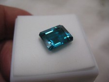 L@@K! 6.35 ct 12 x 10mm Blue Apatite Gemstone for Making Jewelry, Rings 55% off