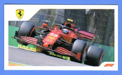 TOPPS Official F1 Sticker Formula 1 2021 #127 Carlos SAINZ - Scuderia Ferrari