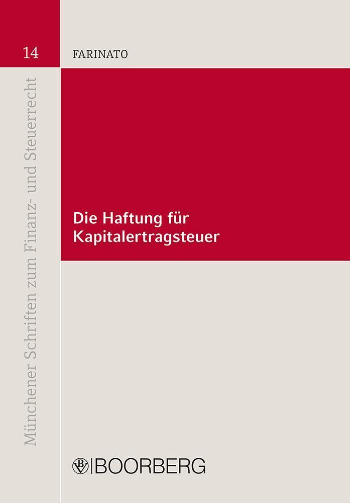 Thumbnail - Die Haftung Für Kapitalertragsteuer Enrico Farinato 9783415069954
