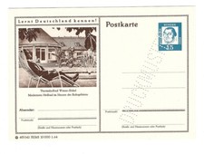 P 81 Picture Postcard Print Sample 15 Pfennig Luther Wanne Eickel **