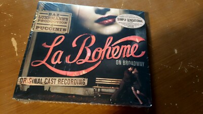 BAZ LUHRMANN'S LA BOHEME PUCCINI ORIGINAL CAST STILL SEALED NEW CD 