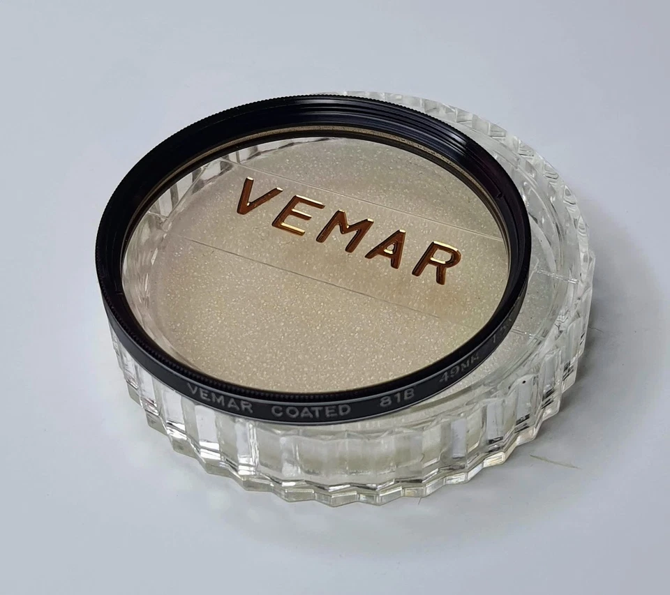 Genuine Vemar 49mm 81B 81-B 81 B Color Conversion Glass Lens Filter Japan 49 mm - Image 2 of 4