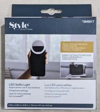 STYLE Portable LED Selfie Light Clip Phone Tablet Laptop (3)Brightness Settings