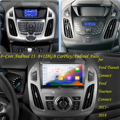 For Ford Transit Connect 14-18 9'' Android Car Stereo Radio GPS Carplay 8+128G