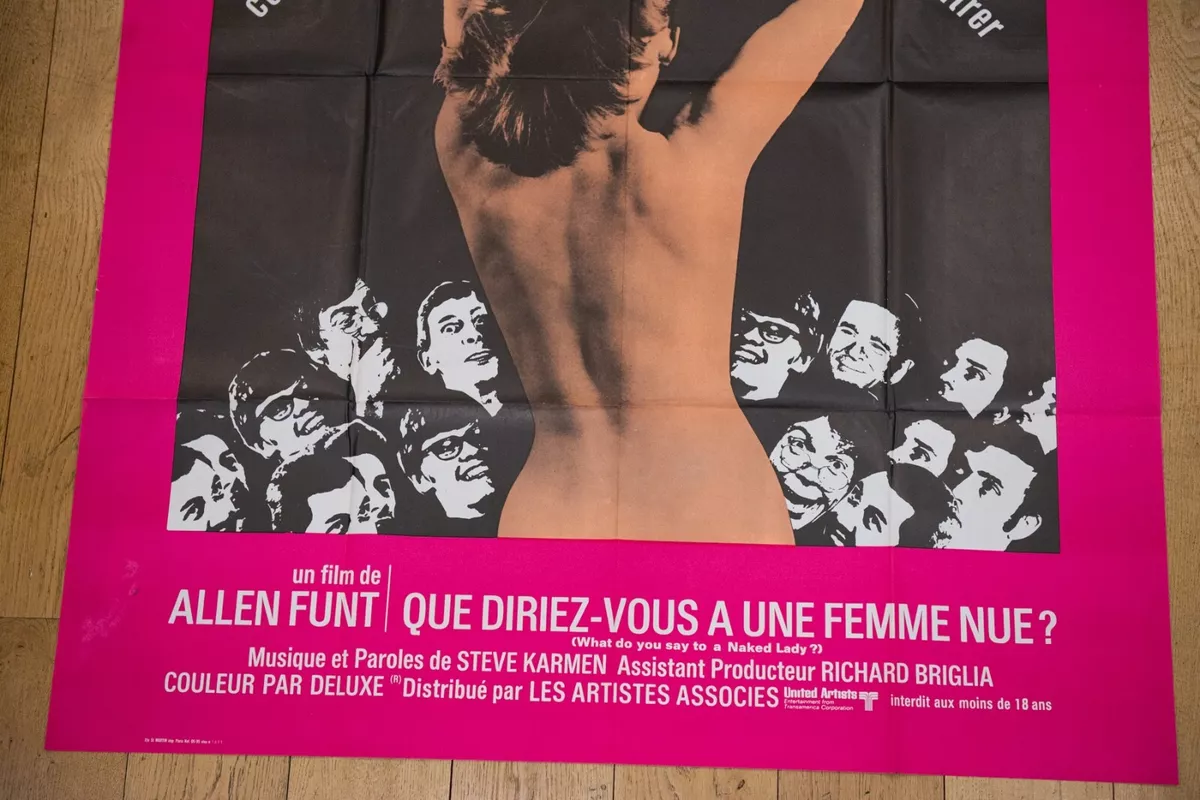 QUE DIRIEZ-VOUS A UNE FEMME NUE Affiche film 120x160 ALLEN FUNT, MARTIN MEYERS eBay image photo