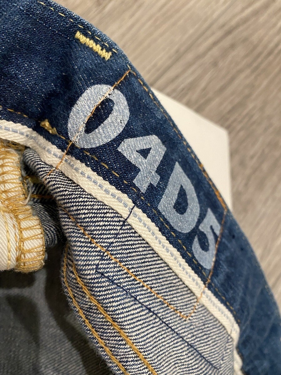 NWT Visvim Social Sculpture Indigo 04D5 Damaged Slim Fit NWT Visvim Social Sculpture Indigo 04D5 Damaged Slim Fit