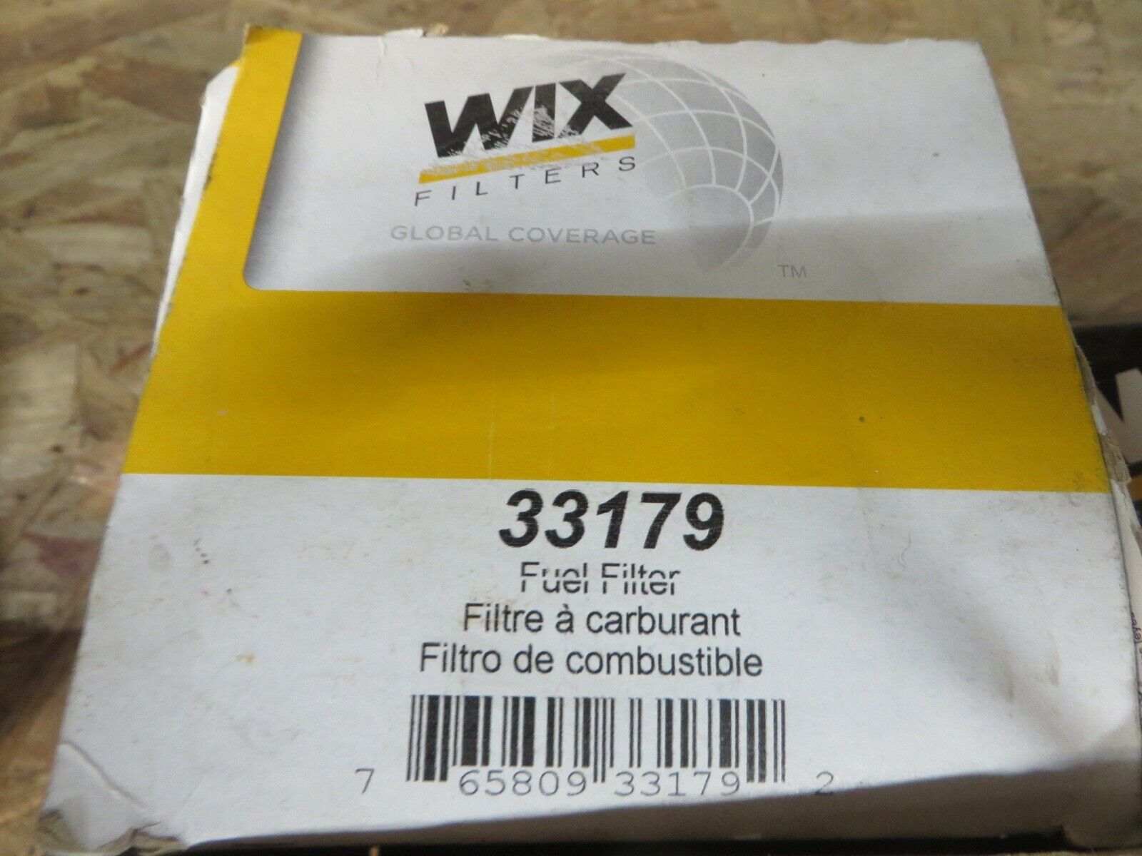 GAS FILTER FUEL FILTER wix # 33179 NEW UNUSED