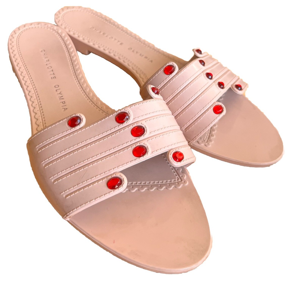 Charlotteolympia サンダル $800 CHARLOTTE OLYMPIA Mani/Pedi Hands Up Flats SLIDES