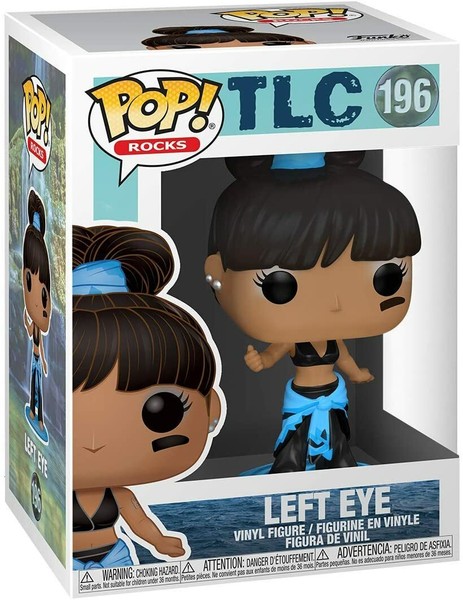 Tlc Lisa Left Eye Lopes Rnb Hip Hop Band Pop! Rocks #196 Vinyl Figur Funko-image