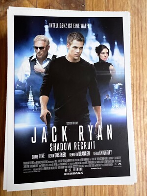 Jack Ryan: Shadow Recruit | 2014 | Cinema Filmplakatkarte