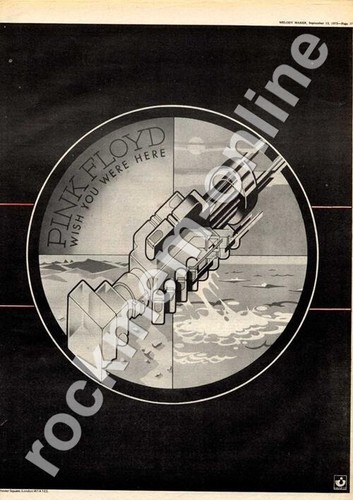 Pink Floyd Wish You Were Here MM5* Advert - Picture 2 of 2