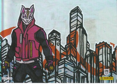 Fortnite Downtown Drift Holo Ladebildschirm Karte 292 Panini Trading Card
