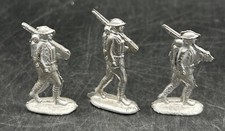 Vintage Cast Metal Toy Soldiers Army Men Figures Lot of 3