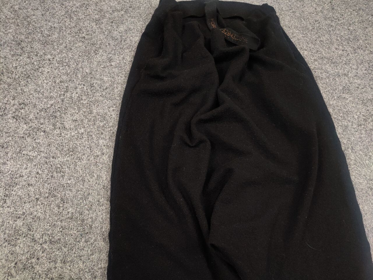 Forme D'expression 33204322896 Design Black Lana Wool Harem sarouel Pants