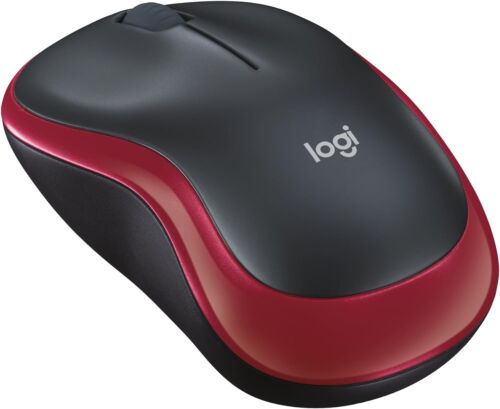 Logitech M185 Mouse Wireless, 2.4GHz con Mini Ricevitore USB PC/Mac/Laptop Rosso - Foto 1 di 10