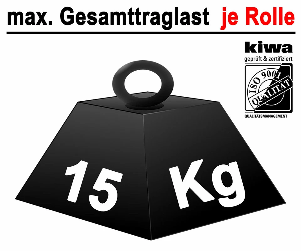 4 x 25mm Kleine Möbelrollen Tischrollen Kastenrollen Lenkrollen Kunststoffrolle - Bild 4 von 4