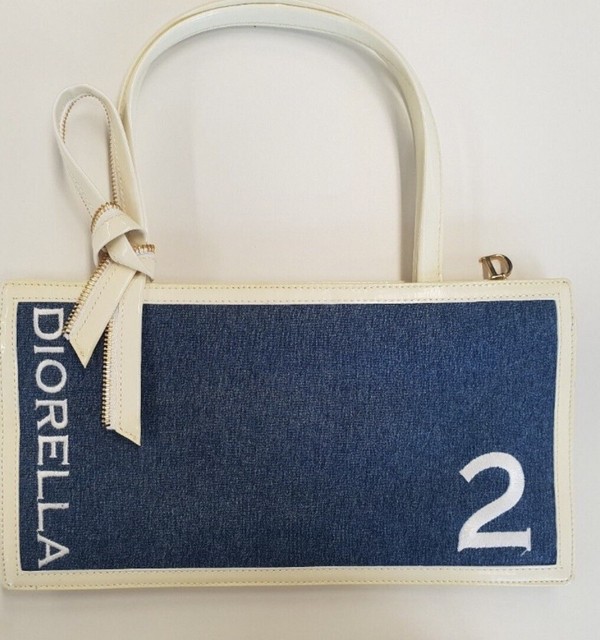 Chrisian Dior Diorella Denim Blue Bag Spring 2001 NEW | eBay