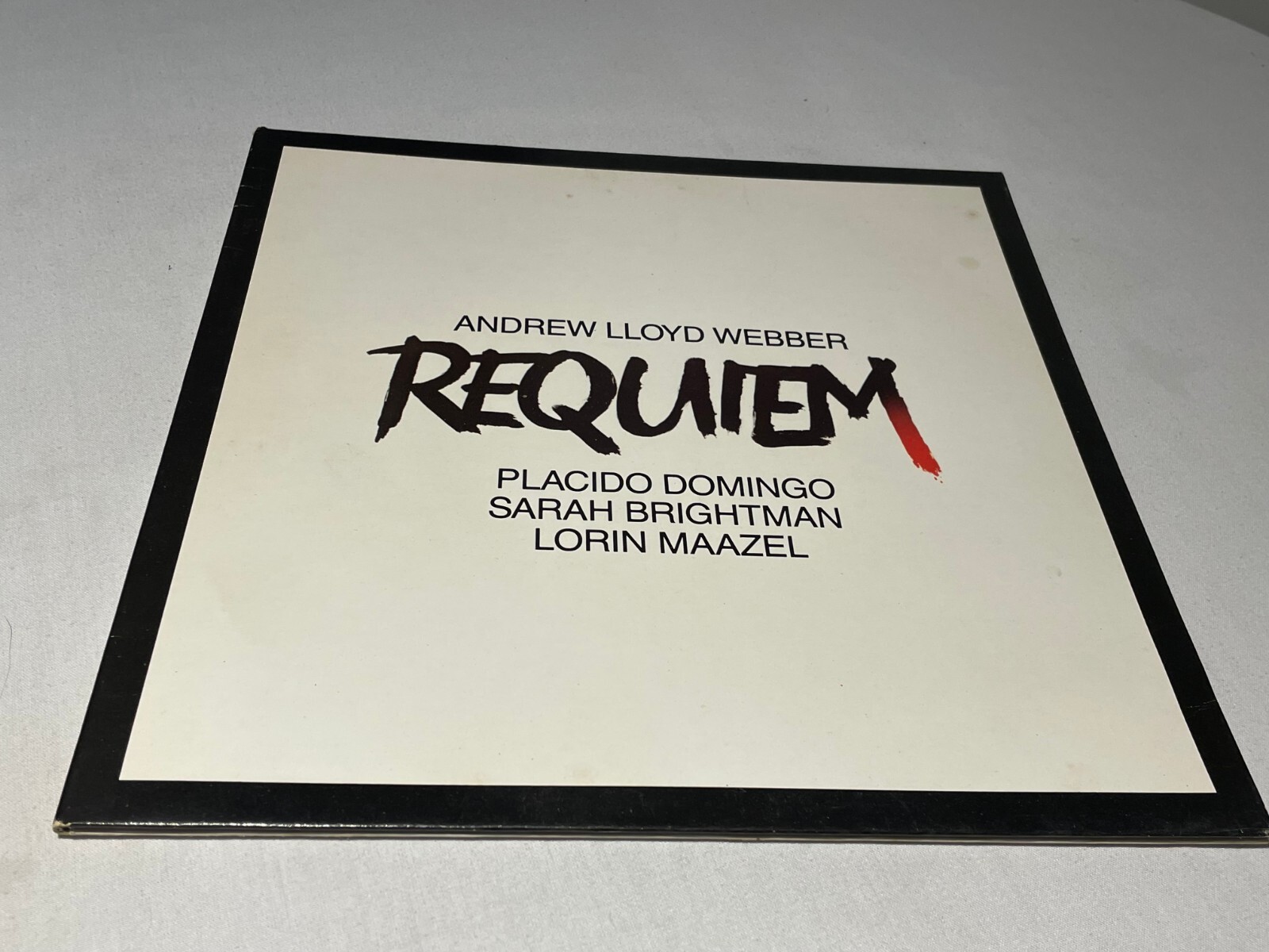 Andrew Lloyd Webber - Requiem - Vinyl Record LP Album - 1985 - Domingo Brightman