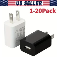 Universal 5V 1A US Plug USB AC Wall Charger Power Adapter For Smart Phone Lot