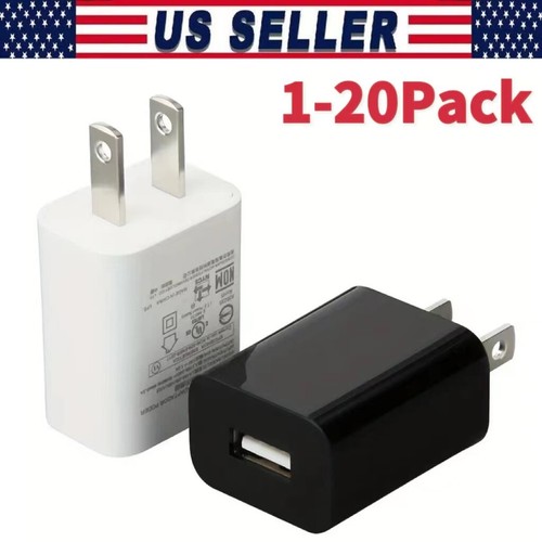 Universal 5V 1A US Plug USB AC Wall Charger Power Adapter For Smart Phone Lot - Picture 3 of 7