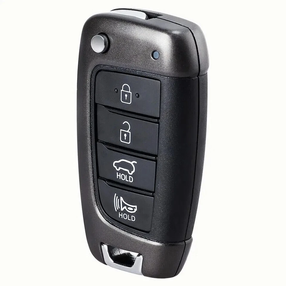 Carcasa de llave de coche remota para Hyundai Accent Veloster 2018 2019 2020 21 4 botones Foto 3 de 4