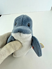 Ty Original Beanie Baby Echo the Dolphin DOB 12-21-96