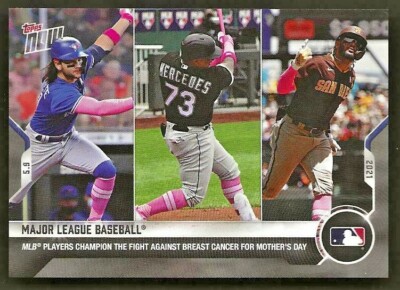 2021 Topps NOW MLB Players Champion Fight Against Breast Cancer #192 