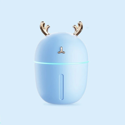 300ml Mini Air Humidifier   Cute Aroma Diffuser with Night Light for Home & Car